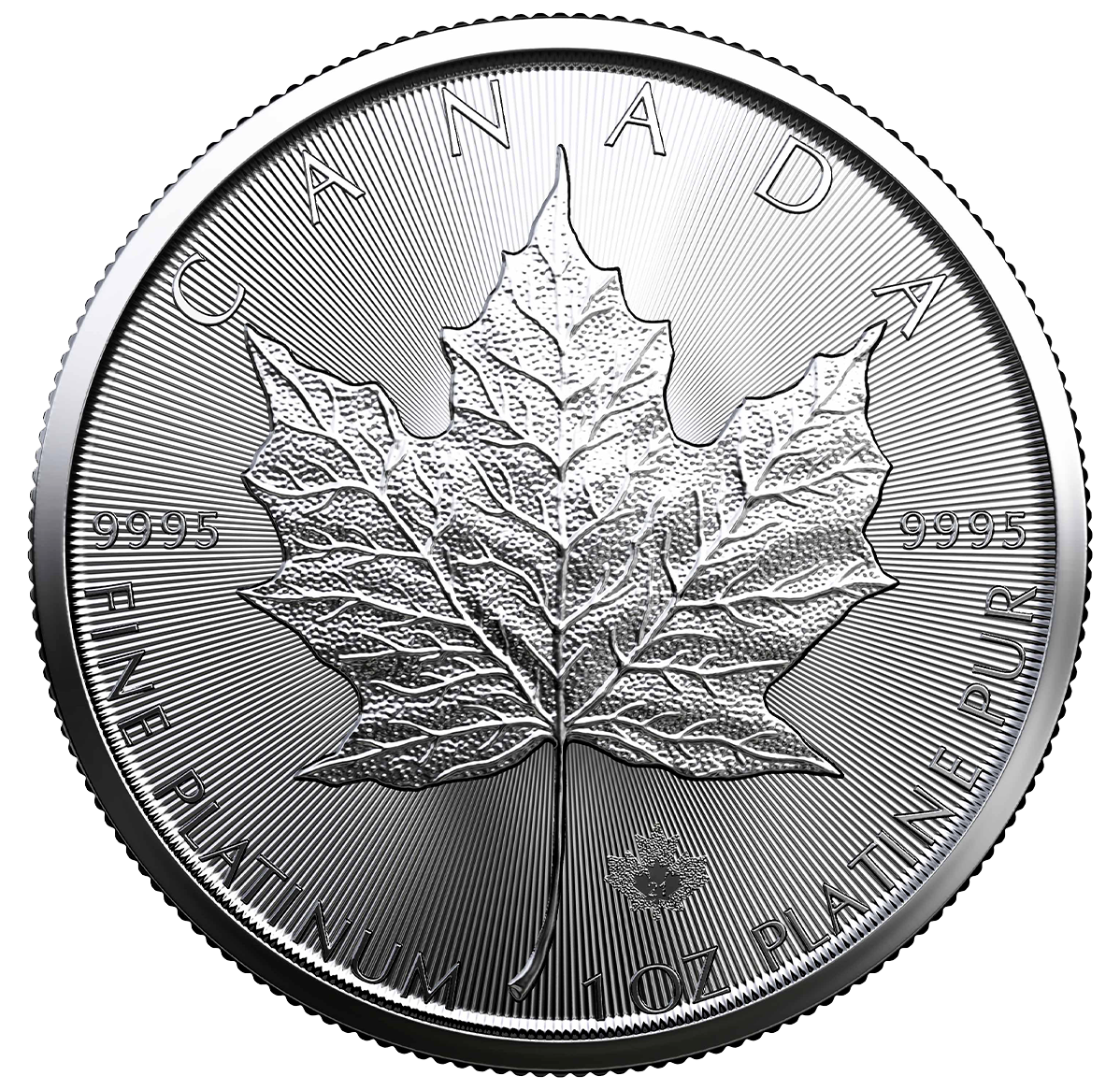 2021 $50 1oz. 99.95% Pure Platinum Coin - PtML (Bullion)