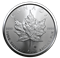 2021 1-ounce 99.99% Pure Silver Maple Leaf Bullion Coin (Bullion)