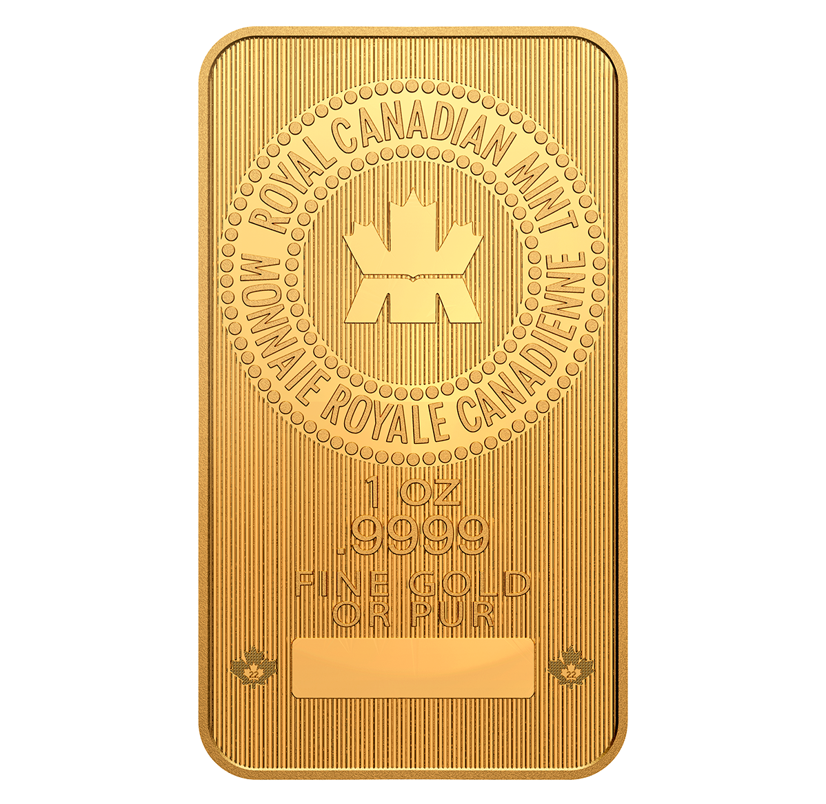 1 oz en or pur à 99,99 % 2022 &ndash; Lingot (pièce d'investissement)