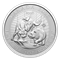 2025 Bull and Bear -  2 oz. 99.99% Pure Silver Coin (Bullion)
