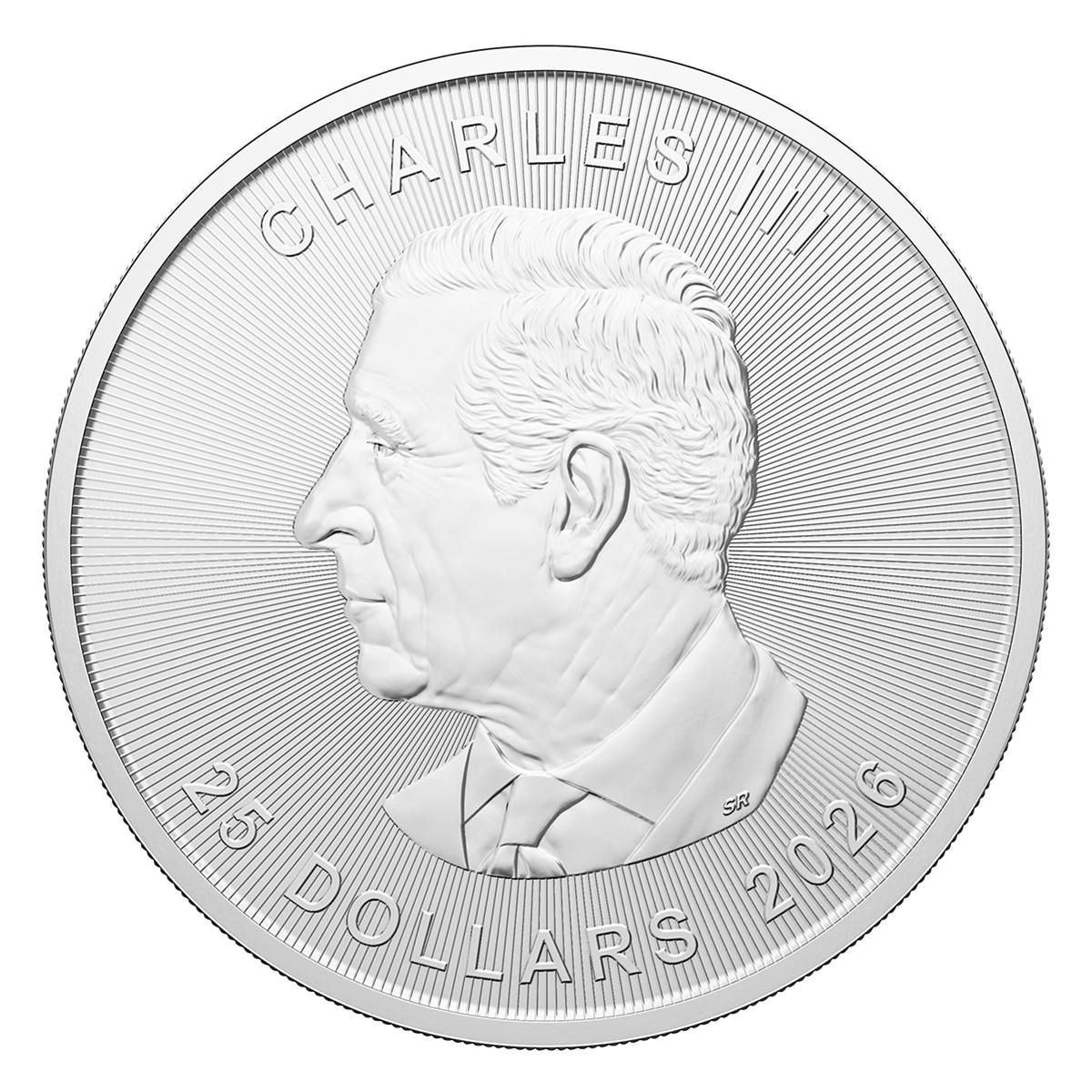 Grandiose Feuille d’érable - Pièce de 5 oz en argent pur à 99,99 % 2026 (pièce d'investissement)