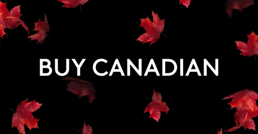Photo of Maple Leaves and Buy Canadian title.