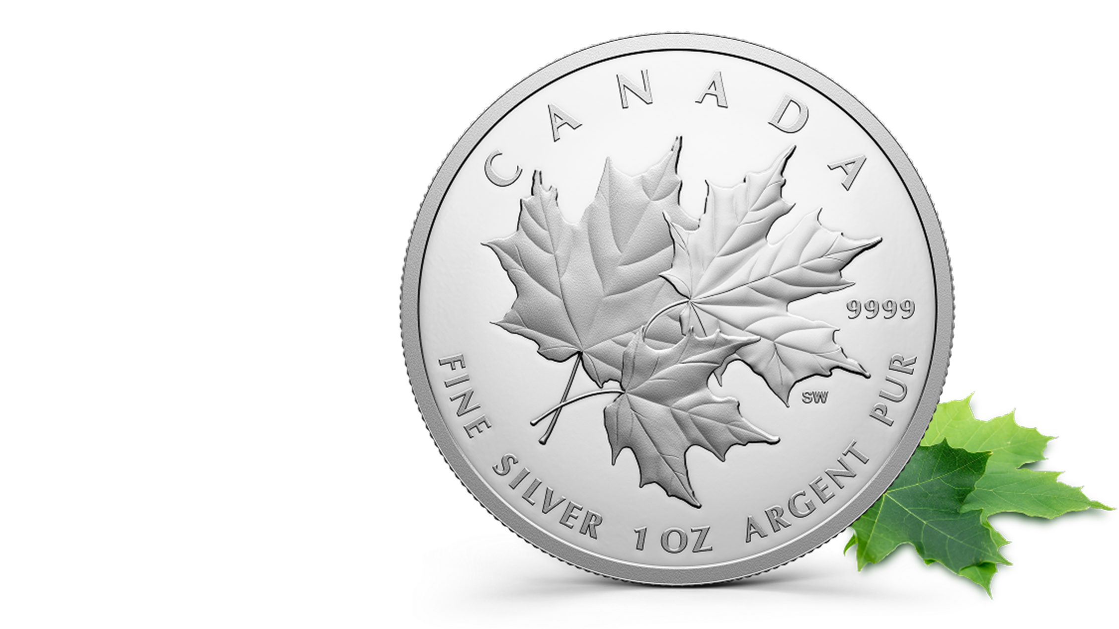 Trio de feuilles d’érable – Pièce de 1 oz en argent fin Trio de feuilles d’érable – Pièce de 1 oz en argent fin