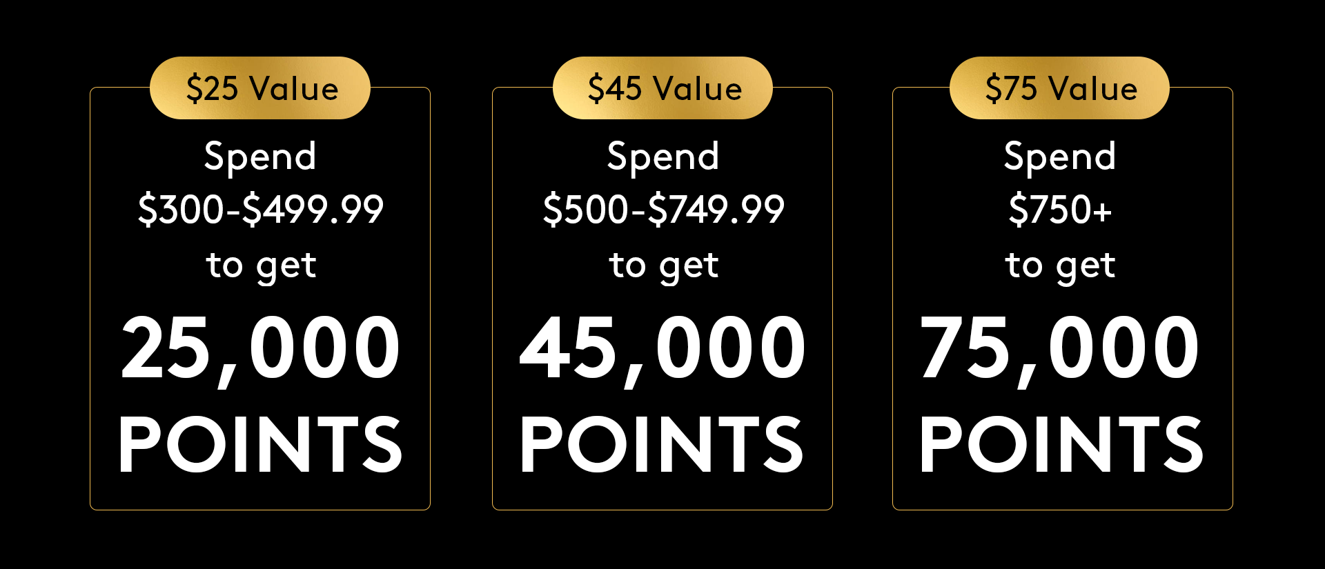 Earn one-time Masters Club Bonus Points