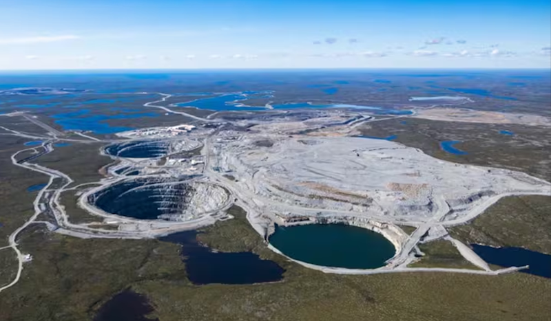 La mine de diamants de renommée mondiale Ekati